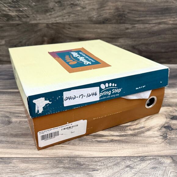 NIB Spring Step 41 9.5-10 Milagra Faux Fur Lining Comfy Winter Ankle Boots Black - Picture 11 of 12